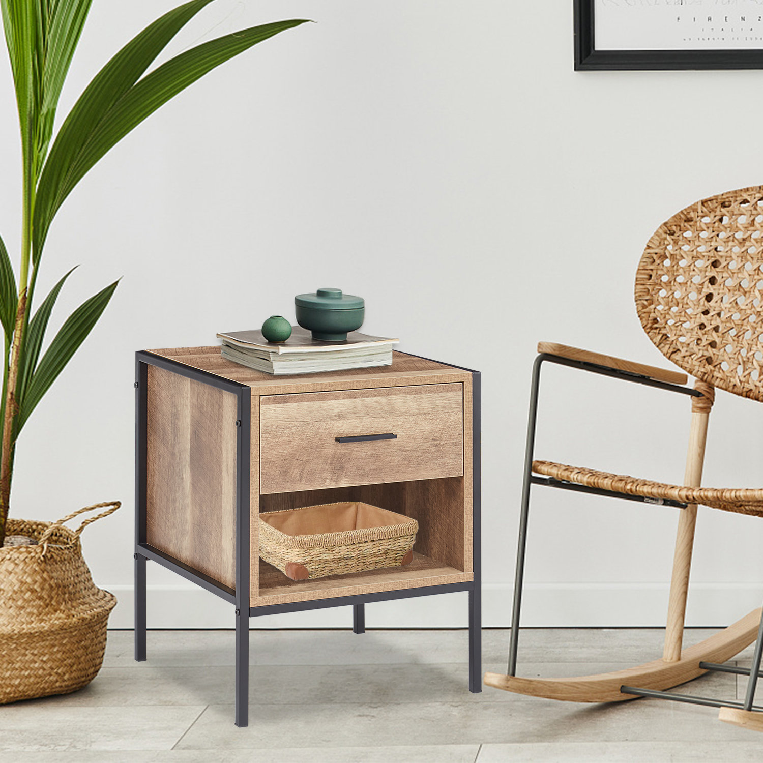 Foundry Select Winham 21.42'' Tall End Table with Storage Wayfair