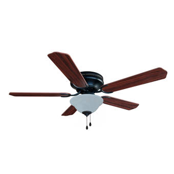 Hunter Fan 52 Low Profile Iii Plus 5 Blade Flush Mount Ceiling Fan With Pull Chain And Light Kit Included Reviews Wayfair