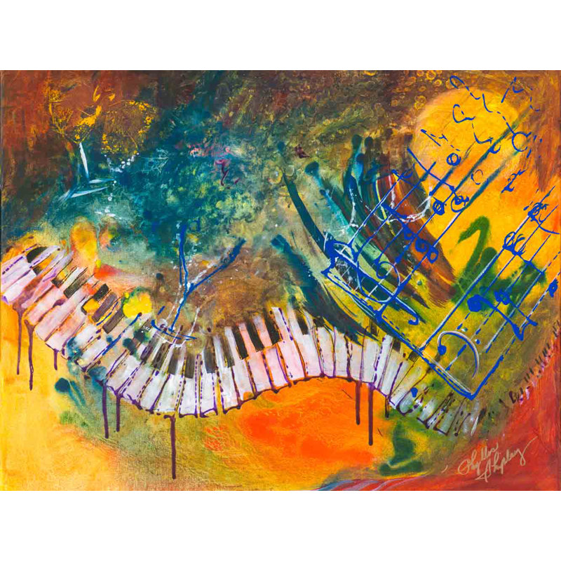 Latitude Run Dancing In The Sunlight Acrylic Painting Print On