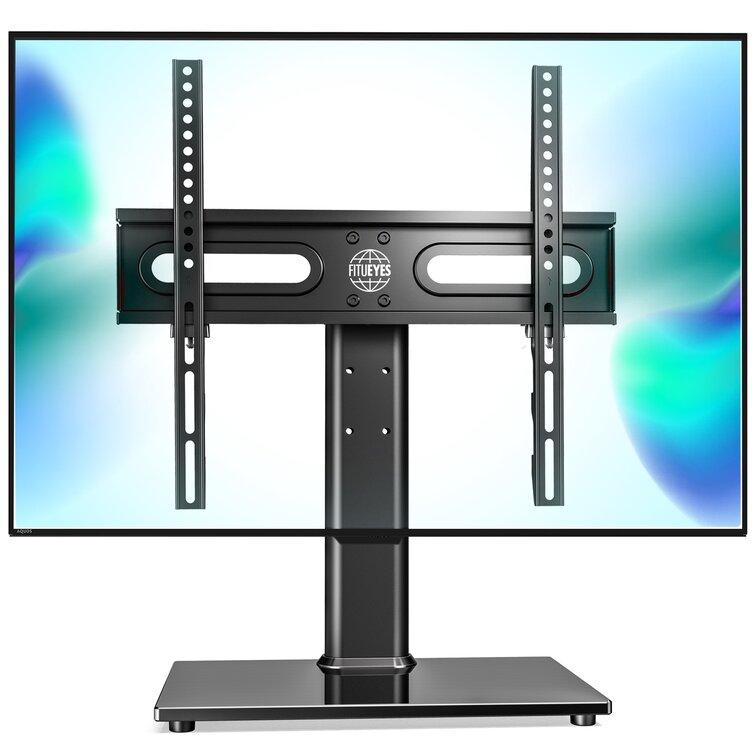 Details about   Universal Table top TV Stand w/ Swivel Mount for Most 27-55" LED TV VESA 400x400