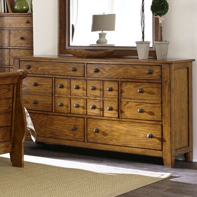 Millwood Pines Grandpas Cabin 7 Drawer Standard Dresser Color