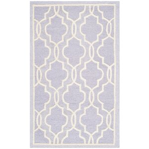 Martins Lavender / Ivory Area Rug