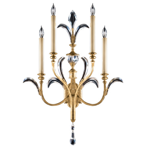 Fine Art Lamps Beveled Arcs 2 Light Dimmable Wallchiere Wayfair
