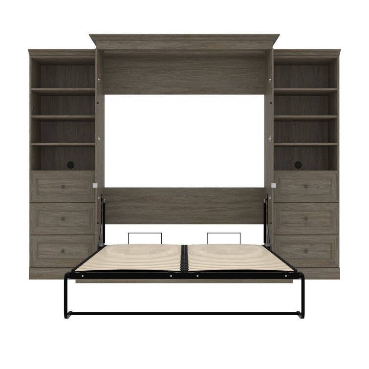 Mercury Row® Harvill Queen Low Profile Murphy Bed | Wayfair