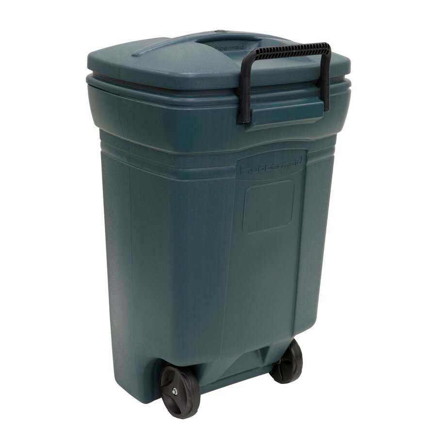 Rubbermaid Wheeled 45 Gallon Trash Can