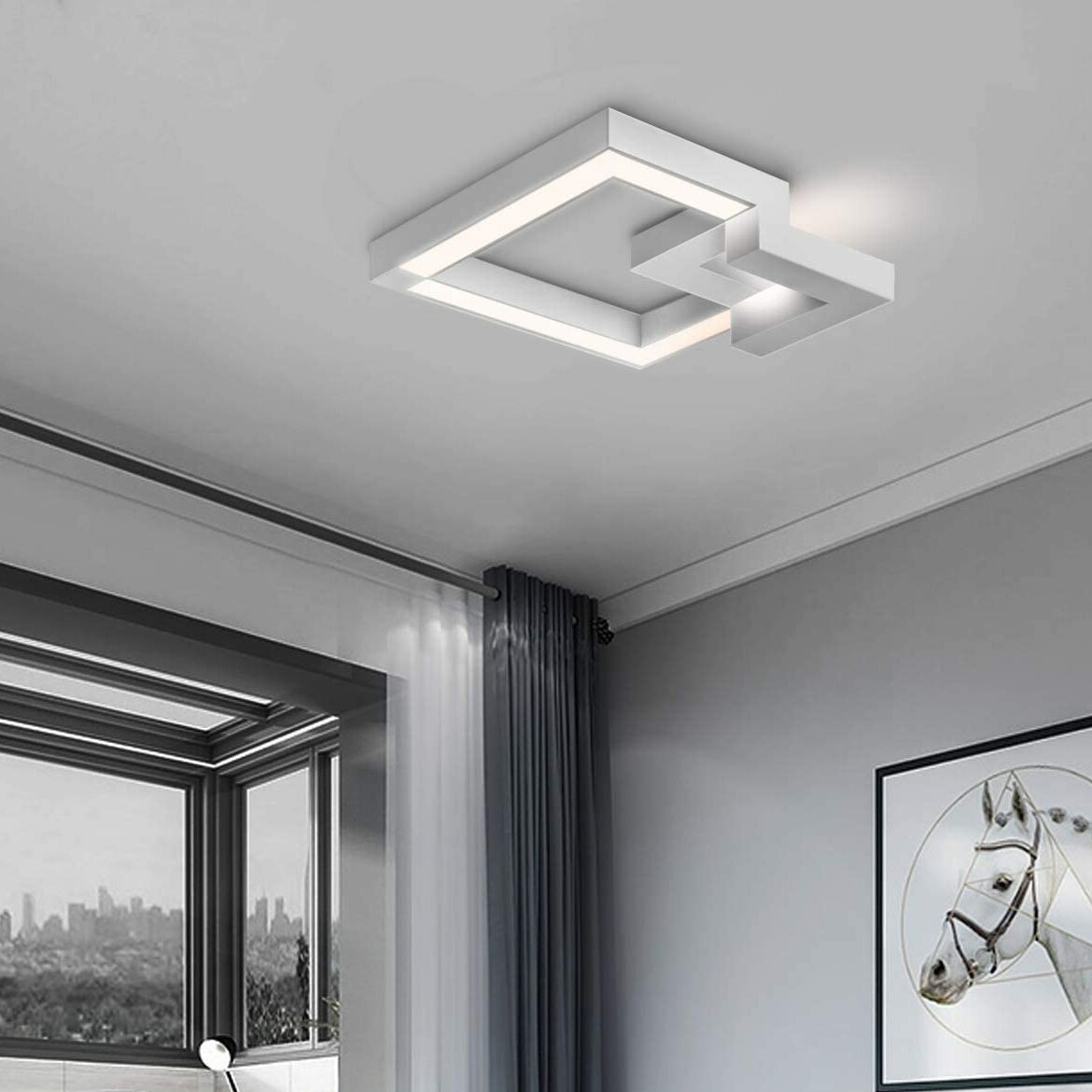 Design LED Deckenstrahler Leuchte Deckenleuchte Deckenlampe Lampe Wohnzimmer 