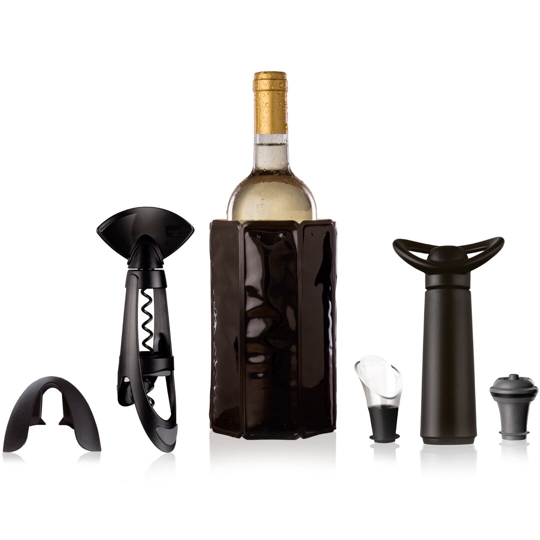 6 Piece Original Plus Wine Set black