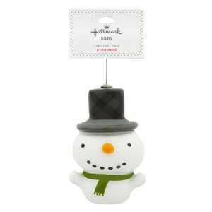 Decoupage Snowman Christmas Hanging Ornament