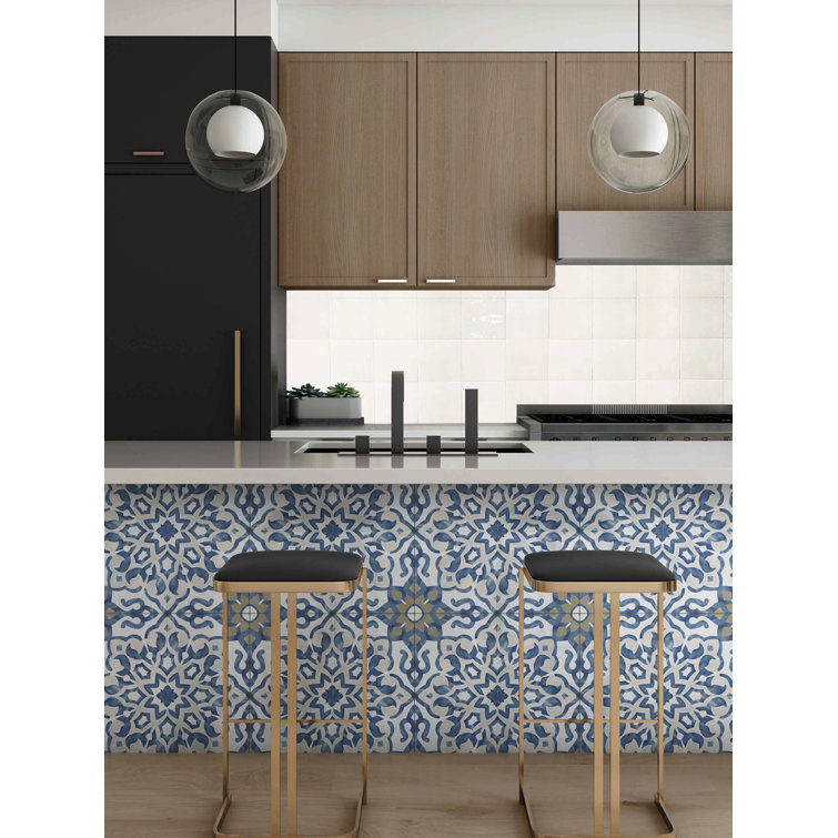 Bedrosians Villa Azul 10 X 10 Porcelain Spanish Moroccan Wall Floor Tile Reviews Wayfair