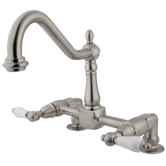 1953lf Rb Ar Delta Transitional Single Handle Faucet With Swivel