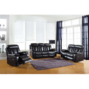 Trower Reclining 3 Piece Living Room Set by Red Barrel Studio New