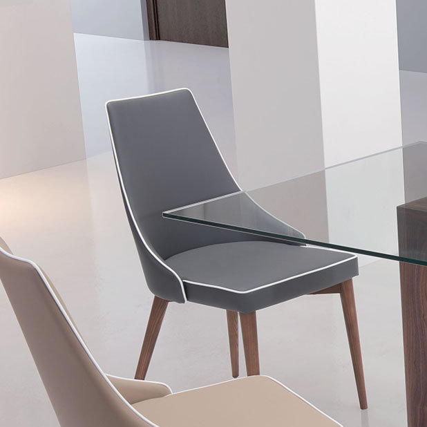 Corrigan Studio® West Covina Parsons Chair in Walnut Wayfair