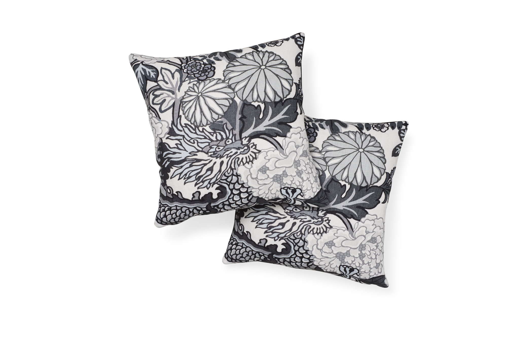 Schumacher Chiang Mai Dragon Linen Throw Pillow Wayfair