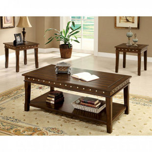 Dolan 3 Piece Coffee Table Set by Millwood Pines