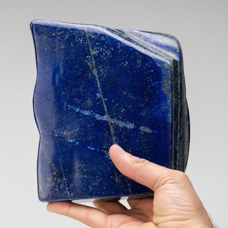 polished lapis lazuli