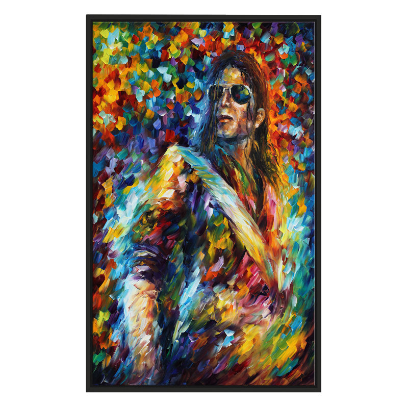 Winston Porter Michael Jackson Framed Oil Painting Print On