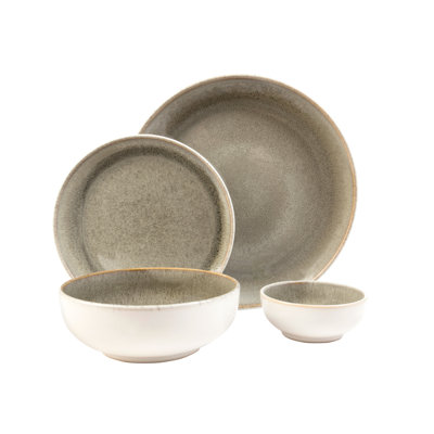 Baum 16 Piece Dinnerware Set, Service for 4 & Reviews | Wayfair Baum 16 Piece Dinnerware Set, Service for 4 & Reviews | Wayfair