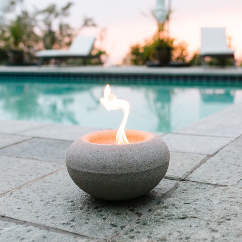 Terra Flame Stone Gel Fuel Tabletop Fireplace Wayfair