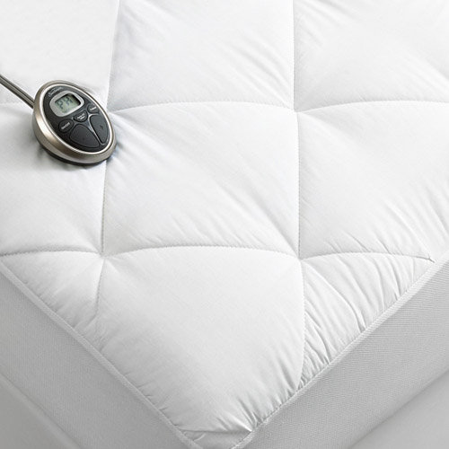 Sunbeam Premium Luxury Quilted Electric Twin Polyester Heated Mattress Pad Wayfair
