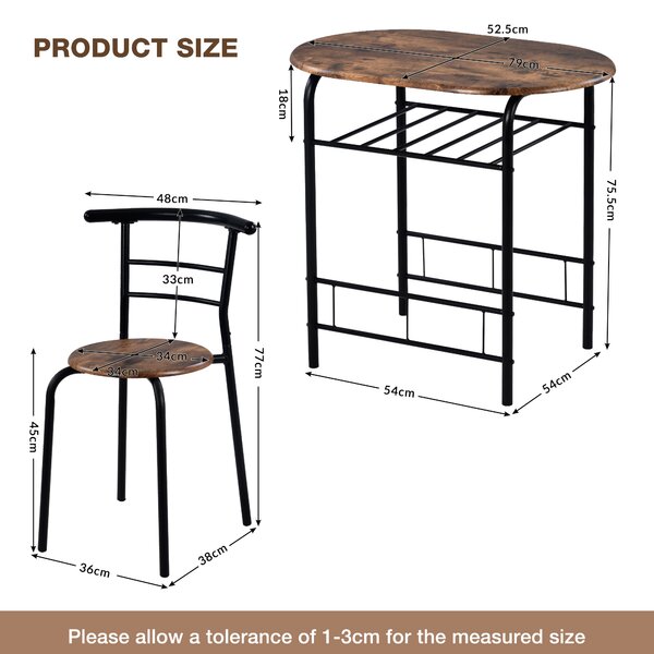 Williston Forge Ruma 2 - Person Dining Set | Wayfair.co.uk