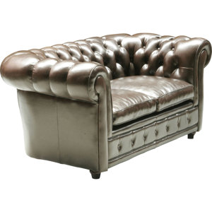 2-Sitzer Sofa Oxford aus Leder von KARE Design