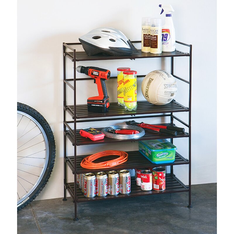 Rebrilliant 3 Tier 9 Pair Stackable Shoe Rack Reviews Wayfair