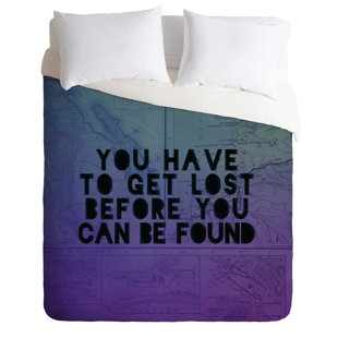 Go to store & view more images East Urban Home Lost X Found Duvet Cover Set