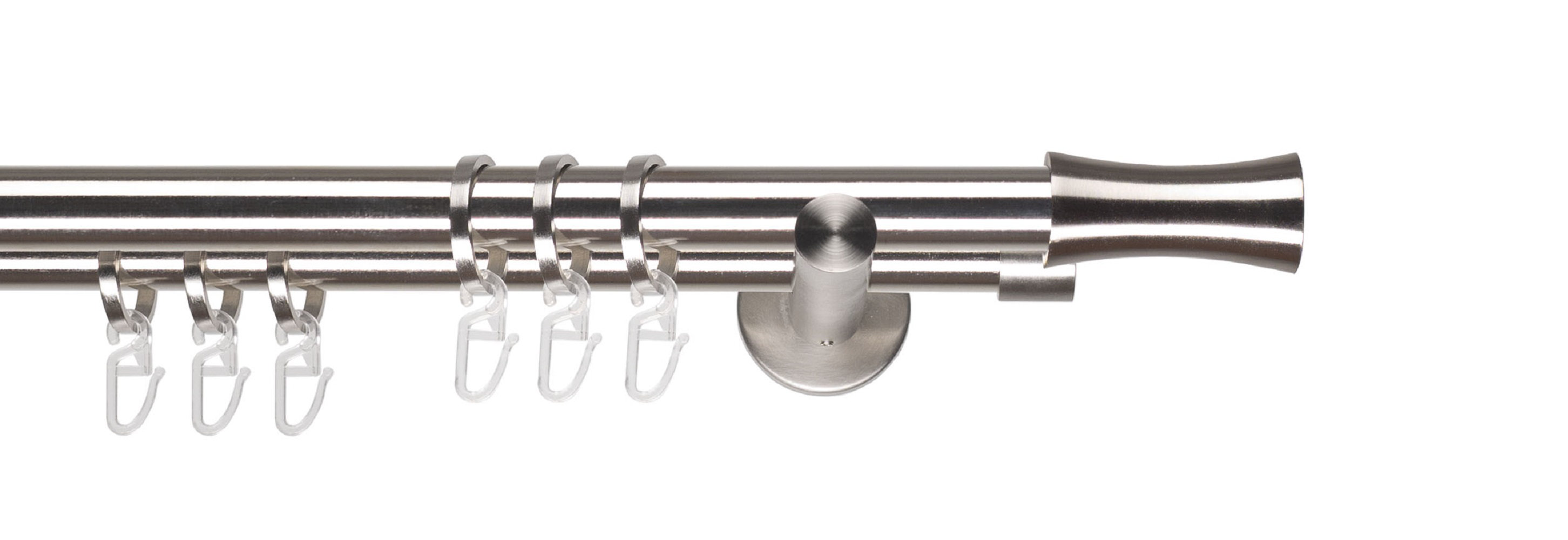 Symple Stuff Nizza Double Curtain Pole And Hardware Set Wayfair