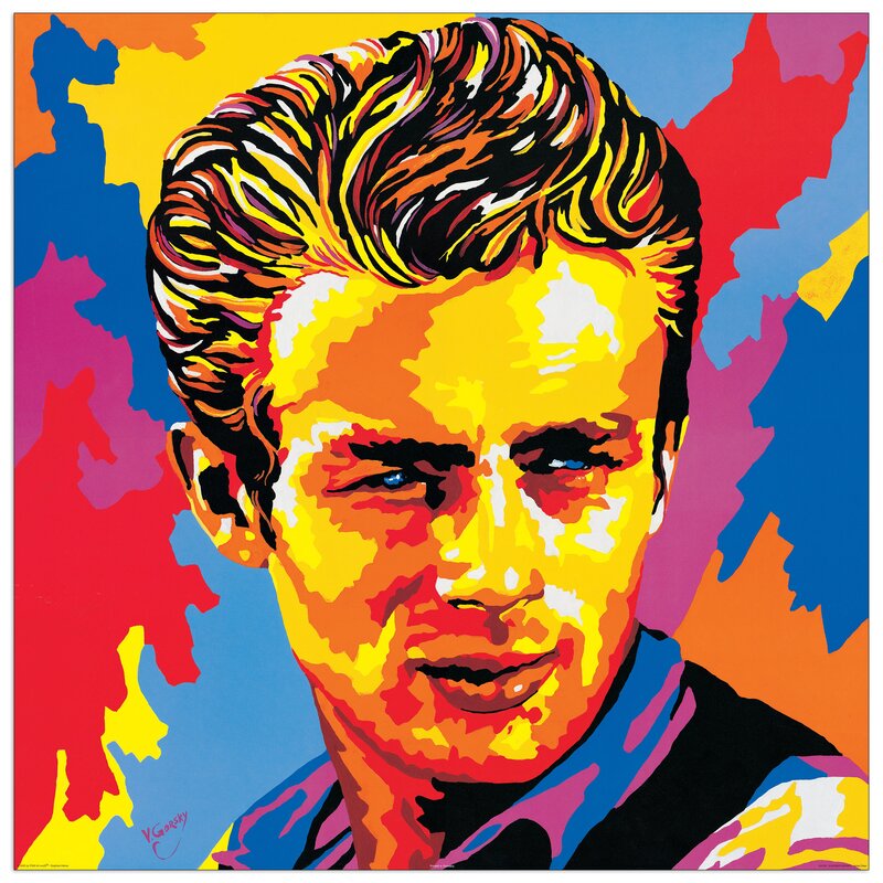 East Urban Home 'James Dean' by Gorsky Graphic Art | Wayfair.co.uk