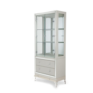 Go to store & view more images Hollywood Loft Lighted China Cabinet by Michael Amini