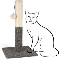 30 inch carpeted cat scratching post