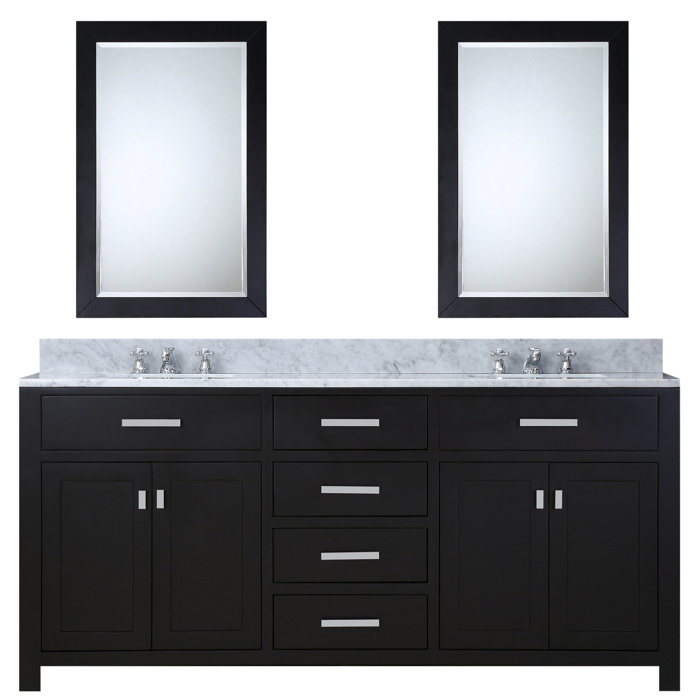 Andover Mills™ Minnetrista 72" Double Bathroom Vanity Set ...