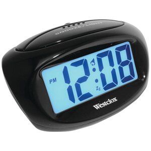 Large Easy To Read LCD Battery Alarm Tabletop Clock