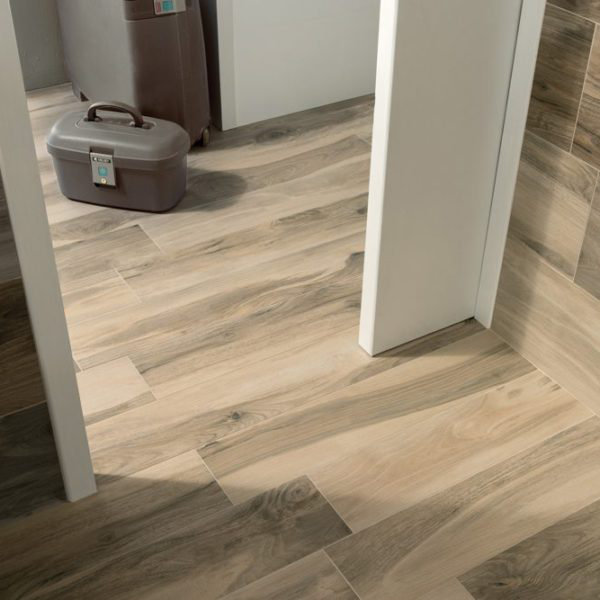 Qdisurfaces Acero 6 5 X 40 Porcelain Wood Look Tile In Light Brown Acero 6 5 X 40 Porcelain Wood Look Tile In Light Brown