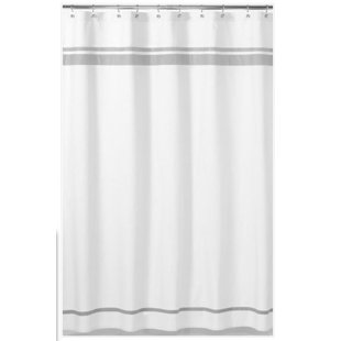 white cloth shower curtain coastal hotel cotton shower curtain modern curtains allmodern white cloth shower curtain coastal hotel cotton shower curtain modern curtains allmodern