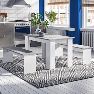Hannah Dining Set with 2 Benches