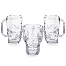 spooky season glass cup halloween themed cup dancing skeleton glass cup drinkware
