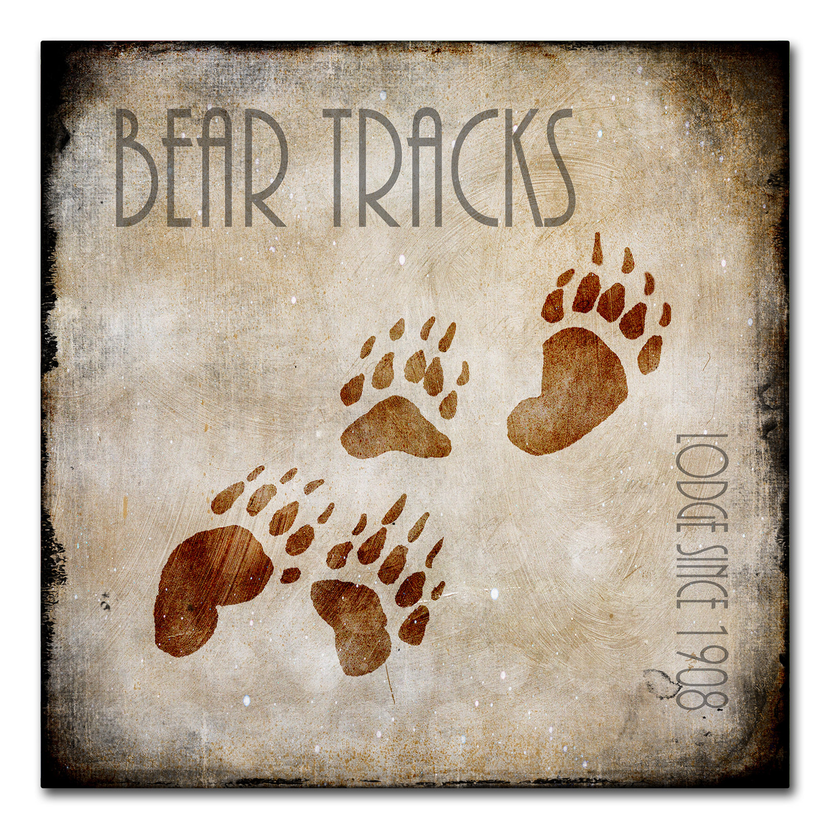 Stencils for Blocks Moose Lodge No Bears Paw Free Ship!