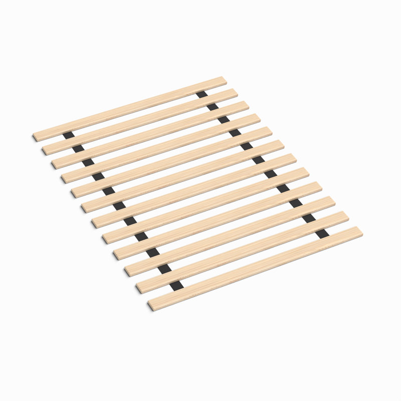 Dunshee 0.68" Heavy Duty Horizontal Mattress Support Wooden Bunkie Board/Slats Size: Queen