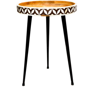 Bungalow Rose Shoal Cliff End Table Bungalow Rose Shoal Cliff End Table