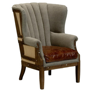 Marburg Wingback Chair by Sarreid Ltd Wonderful