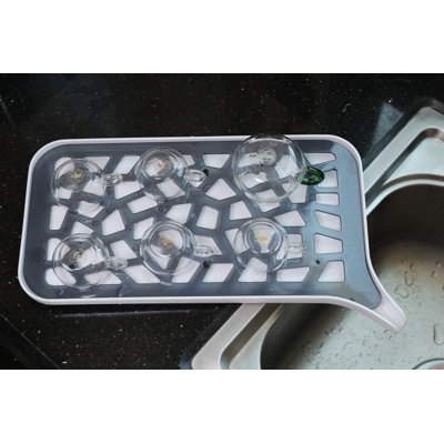 Self Draining Dish Rack Basicwise