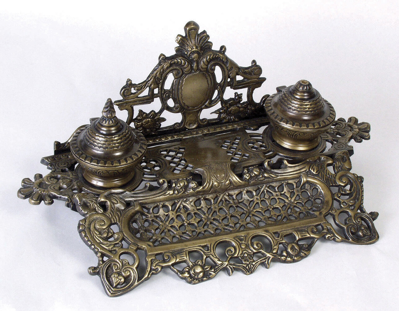 AA Importing Decorative Double Inkwell & Reviews | Wayfair