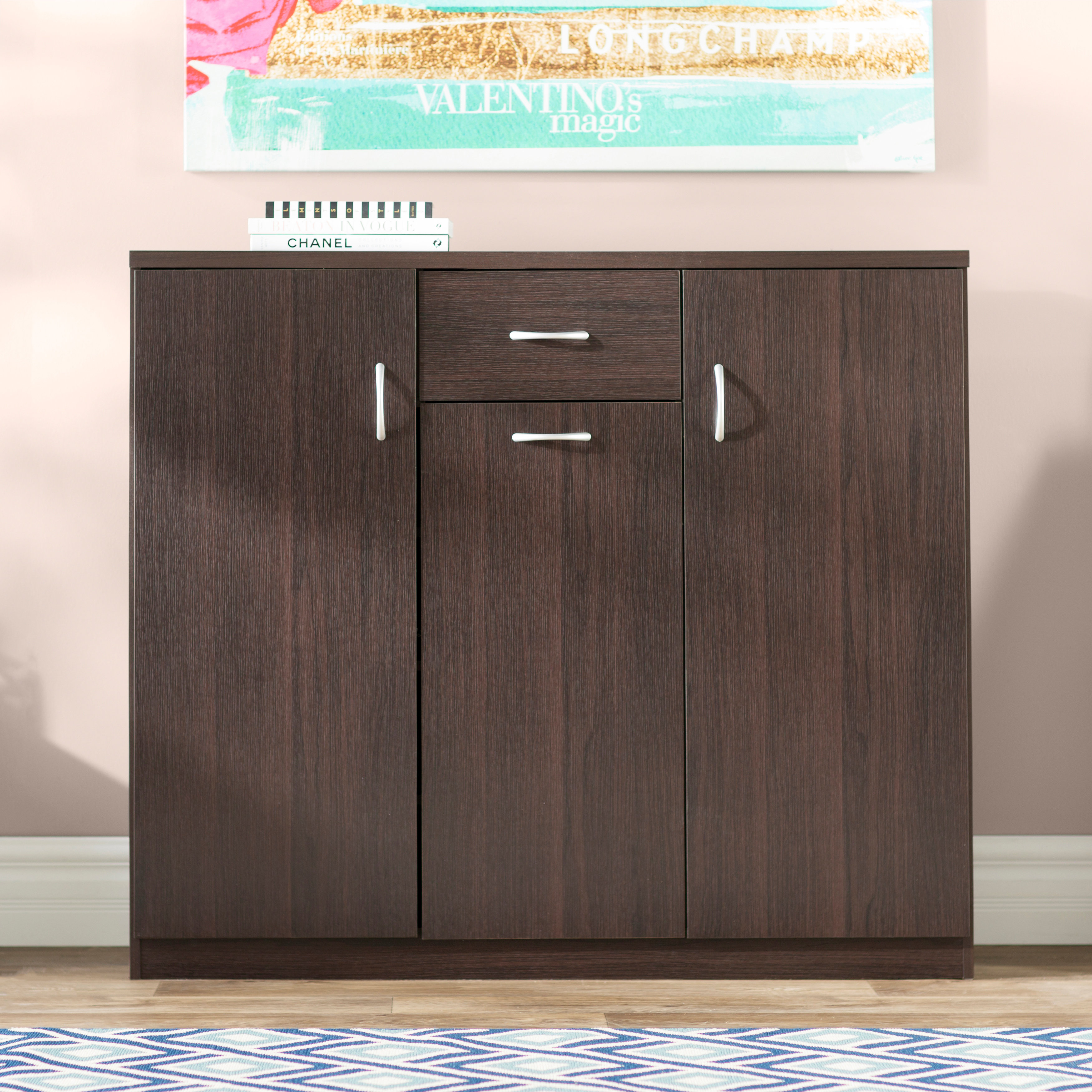 Wayfair Willa Arlo Interiors Wood 30 Pair Shoe Storage Cabinet