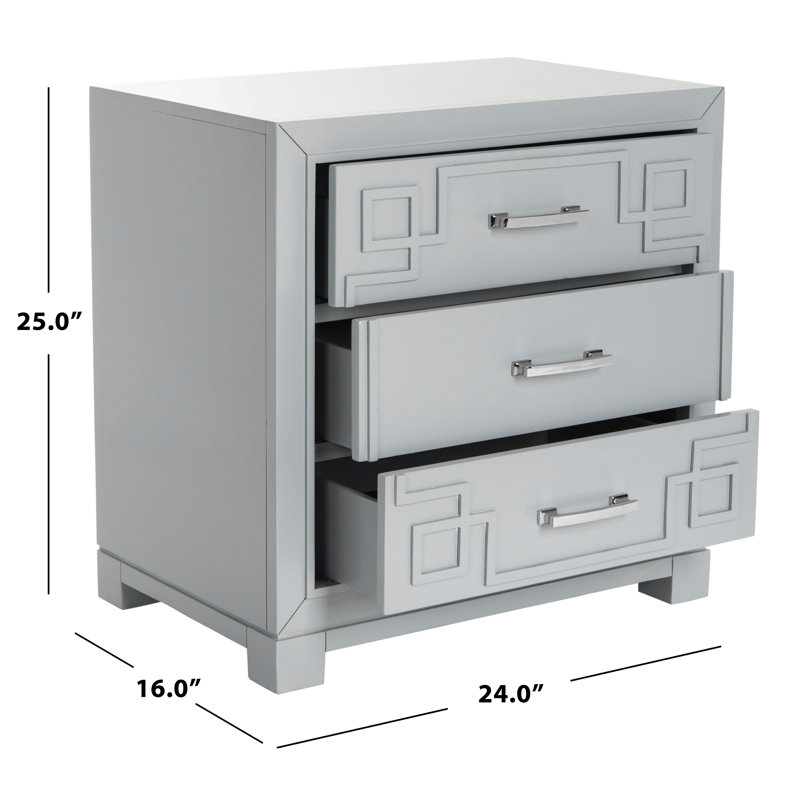 Pritchard 3 Drawer Nightstand Reviews Joss Main