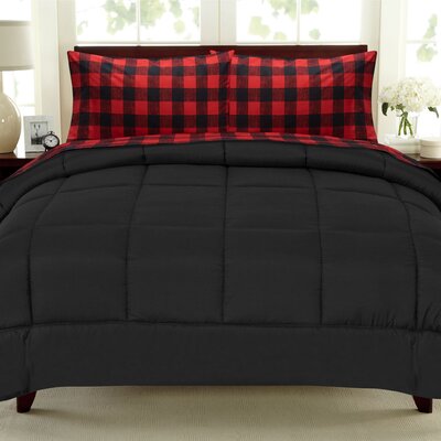 Sweet Home Collection Buffalo Check Comforter Set Reviews Wayfair