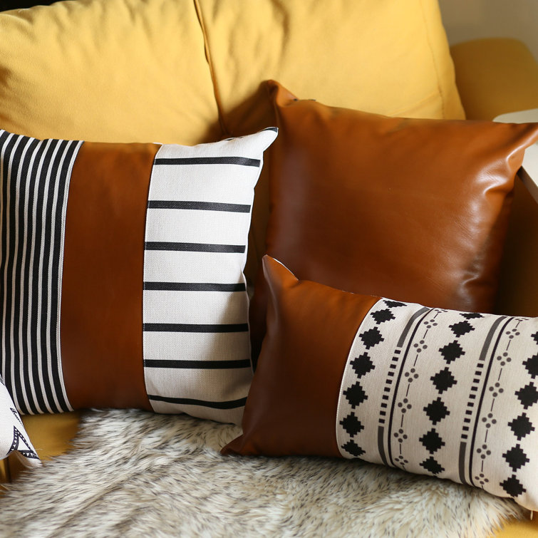 leather bed pillows