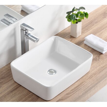 Square Vessel Bathroom Sinks You'll Love in 2021 | Wayfair