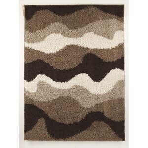 Java Striped Shag Rug