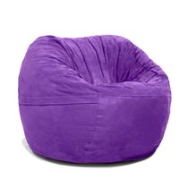 purple bean bag chair